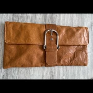 Vintage BCBG Leather Clutch